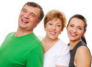 smiling family